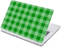 ezyPRNT Green Checks Pattern (13 to 13.9 inch) Vinyl Laptop Decal 13   Laptop Accessories  (ezyPRNT)