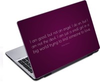 ezyPRNT Marlyn Monroe Motivation Quote a (14 to 14.9 inch) Vinyl Laptop Decal 14   Laptop Accessories  (ezyPRNT)