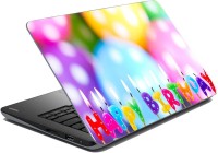 meSleep Beautiful Happy Birthday Vinyl Laptop Decal 15.1   Laptop Accessories  (meSleep)