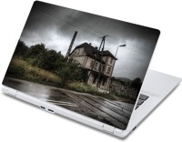 ezyPRNT The Road Side Building City (13 to 13.9 inch) Vinyl Laptop Decal 13   Laptop Accessories  (ezyPRNT)