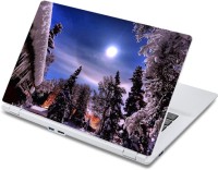 ezyPRNT Beautiful and Chilly Winter Nature (13 to 13.9 inch) Vinyl Laptop Decal 13   Laptop Accessories  (ezyPRNT)