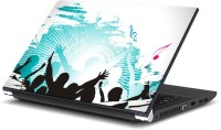 ezyPRNT Disco Dance and Music B (15 to 15.6 inch) Vinyl Laptop Decal 15   Laptop Accessories  (ezyPRNT)