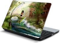 Psycho Art Parse Water Painting Vinyl Laptop Decal 15.6   Laptop Accessories  (Psycho Art)