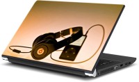 ezyPRNT Headphones and Earphones Music T (15 to 15.6 inch) Vinyl Laptop Decal 15   Laptop Accessories  (ezyPRNT)