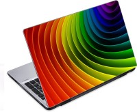 ezyPRNT Colorful 3D Curves 2 (14 to 14.9 inch) Vinyl Laptop Decal 14   Laptop Accessories  (ezyPRNT)