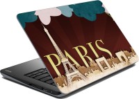 meSleep Eiffel Tower Vinyl Laptop Decal 15.6   Laptop Accessories  (meSleep)