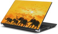 View Rangeele Inkers Elephant Paintings Vinyl Laptop Decal 15.6 Laptop Accessories Price Online(Rangeele Inkers)