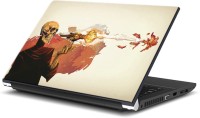 ezyPRNT Skull and Abstract H (15 to 15.6 inch) Vinyl Laptop Decal 15   Laptop Accessories  (ezyPRNT)