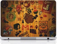 Finest Wooden Drawing Vinyl Laptop Decal 15.6   Laptop Accessories  (Finest)