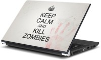ezyPRNT Keep Calm and Kill Zombies (14 to 14.9 inch) Vinyl Laptop Decal 14   Laptop Accessories  (ezyPRNT)