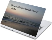 ezyPRNT Growing old is mandatory (13 to 13.9 inch) Vinyl Laptop Decal 13   Laptop Accessories  (ezyPRNT)