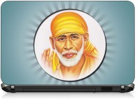 VI Collections LORD SAI BABA pvc Laptop Decal 15.6   Laptop Accessories  (VI Collections)