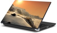 ezyPRNT Winter mountains landscape with shining sun Nature (15 to 15.6 inch) Vinyl Laptop Decal 15   Laptop Accessories  (ezyPRNT)