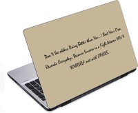 ezyPRNT Beat your own Records (14 to 14.9 inch) Vinyl Laptop Decal 14   Laptop Accessories  (ezyPRNT)