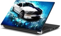 ezyPRNT White Car with Incredible Graphics (15 to 15.6 inch) Vinyl Laptop Decal 15   Laptop Accessories  (ezyPRNT)