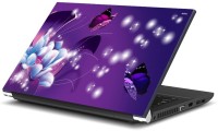 Dadlace Purple and blue butterfly Vinyl Laptop Decal 13.3   Laptop Accessories  (Dadlace)