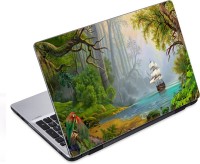 ezyPRNT Beautiful Drawing Of Nature (14 to 14.9 inch) Vinyl Laptop Decal 14   Laptop Accessories  (ezyPRNT)