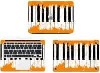 Swagsutra Orange Piano Vinyl Laptop Decal 11   Laptop Accessories  (Swagsutra)