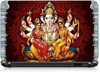 VI Collections GANESHE IN EIGHT HANDS pvc Laptop Decal 15.6   Laptop Accessories  (VI Collections)