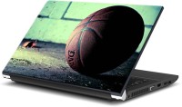 ezyPRNT Basket Ball at Still Sports (15 to 15.6 inch) Vinyl Laptop Decal 15   Laptop Accessories  (ezyPRNT)