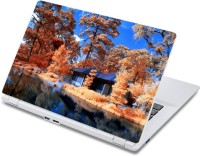 ezyPRNT Trees at River Bank Nature (13 to 13.9 inch) Vinyl Laptop Decal 13   Laptop Accessories  (ezyPRNT)