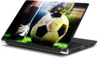 ezyPRNT Football - Foot on Ball Sports (15 to 15.6 inch) Vinyl Laptop Decal 15   Laptop Accessories  (ezyPRNT)