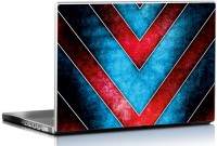 Seven Rays Abstract Blue and Red Stripes Laptop Skin Vinyl Laptop Decal 15.6   Laptop Accessories  (Seven Rays)