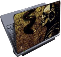 Finest Skeleton Smoking Vinyl Laptop Decal 15.6   Laptop Accessories  (Finest)