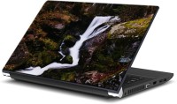 ezyPRNT Waterfall In Rain Forest (15 to 15.6 inch) Vinyl Laptop Decal 15   Laptop Accessories  (ezyPRNT)