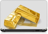 VI Collections GOLD BARS pvc Laptop Decal 15.6   Laptop Accessories  (VI Collections)