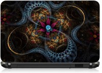 VI Collections FLOWER MULTI COLOR ABSTRACT pvc Laptop Decal 15.6   Laptop Accessories  (VI Collections)