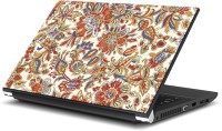ezyPRNT Colorful Flower Art and Pattern (15 to 15.6 inch) Vinyl Laptop Decal 15   Laptop Accessories  (ezyPRNT)