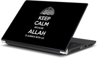 ezyPRNT Keep Calm and ALLAH is always with us (14 to 14.9 inch) Vinyl Laptop Decal 14   Laptop Accessories  (ezyPRNT)