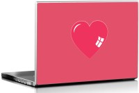 Seven Rays Pink Heart Vinyl Laptop Decal 15.6   Laptop Accessories  (Seven Rays)