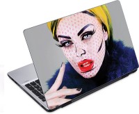 ezyPRNT Expression of Girl G (14 to 14.9 inch) Vinyl Laptop Decal 14   Laptop Accessories  (ezyPRNT)