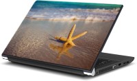 ezyPRNT Starfish In The Sand (15 to 15.6 inch) Vinyl Laptop Decal 15   Laptop Accessories  (ezyPRNT)