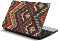 ezyPRNT Fabric Leaf Pattern Vinyl Laptop Decal 15.6   Laptop Accessories  (ezyPRNT)
