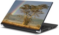 ezyPRNT Rinbow and Tree Nature (15 to 15.6 inch) Vinyl Laptop Decal 15   Laptop Accessories  (ezyPRNT)