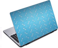 ezyPRNT Blue Bone Pattern (14 to 14.9 inch) Vinyl Laptop Decal 14   Laptop Accessories  (ezyPRNT)