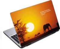 ezyPRNT Travel and Tourism Beautiful Sunset (14 to 14.9 inch) Vinyl Laptop Decal 14   Laptop Accessories  (ezyPRNT)