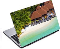 ezyPRNT Sea Beach Resort (14 to 14.9 inch) Vinyl Laptop Decal 14   Laptop Accessories  (ezyPRNT)