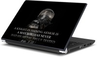 Rangeele Inkers The Knights Quote Vinyl Laptop Decal 15.6   Laptop Accessories  (Rangeele Inkers)