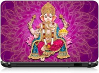 VI Collections GANESHA IN PURPLE pvc Laptop Decal 15.6   Laptop Accessories  (VI Collections)