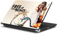 ezyPRNT Free up your Mind (13 to 13.9 inch) Vinyl Laptop Decal 13   Laptop Accessories  (ezyPRNT)