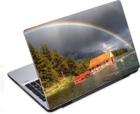 ezyPRNT Beauty of Rainbow Nature (14 to 14.9 inch) Vinyl Laptop Decal 14   Laptop Accessories  (ezyPRNT)