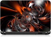 View VI Collections STEEL AND RED MIXING ILLUSION pvc Laptop Decal 15.6 Laptop Accessories Price Online(VI Collections)