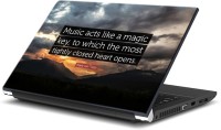 ezyPRNT Music acts like a magic (15 to 15.6 inch) Vinyl Laptop Decal 15   Laptop Accessories  (ezyPRNT)