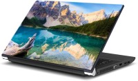 ezyPRNT Wonderful Mountain Range and Lake Nature (15 to 15.6 inch) Vinyl Laptop Decal 15   Laptop Accessories  (ezyPRNT)