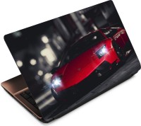 Anweshas Red Car Vinyl Laptop Decal 15.6   Laptop Accessories  (Anweshas)