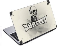 ezyPRNT Skull and Abstract Music E (14 to 14.9 inch) Vinyl Laptop Decal 14   Laptop Accessories  (ezyPRNT)